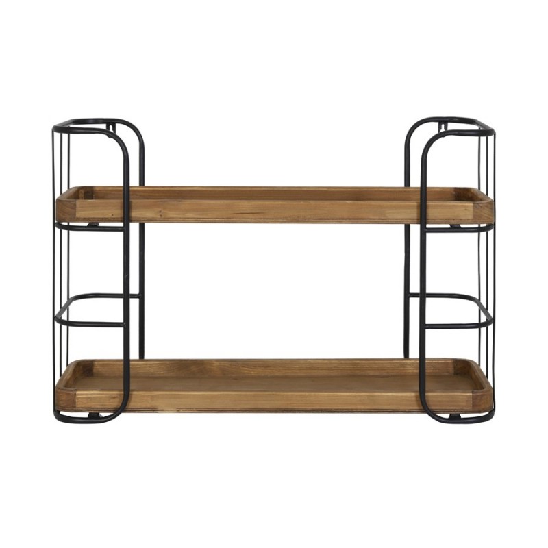 WALL SHELF WITH 2 WOOD LAYERS 70 - CABINETS, SHELVES